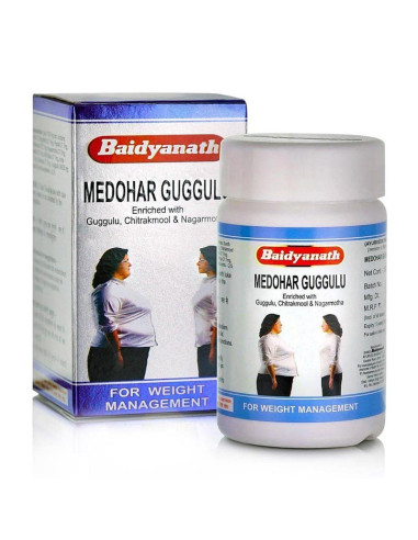 Медохар Гуггул (Medohar Guggulu), 120 таб, Байдианат (Baidyanath)
