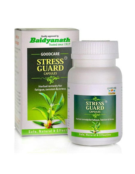 Стресс Гуард (Stress Guard), 60 капсул, Goodcare / Байдианат (Baidyanath)