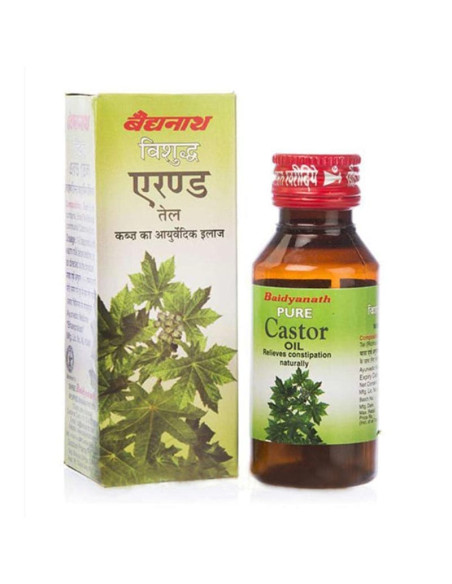 Касторовое масло (Castor Oil), 50 мл, Байдианат (Baidyanath)
