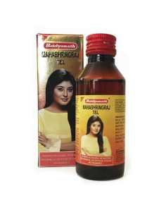 Махабринградж, масло для здоровья волос, (Mahabhringraj), 100 мл, Байдианат (Baidyanath)