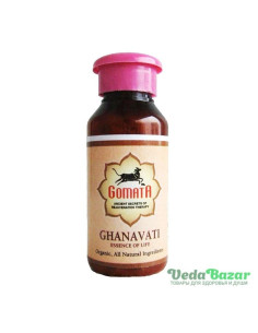 Тоник для организма Гханавати (Ghanavati), 35 гр, Гомата (Gomata)