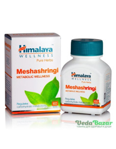 Мешашринги (Meshashringi) нормализация уровня сахара в крови, 60 таб, Хималая (Himalaya)