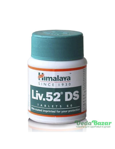 Купить Лив-52 ДС (Liv-52 DS) лечение печени, 60 таб, Хималая (Himalaya)