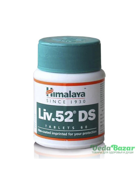 Купить Лив-52 ДС (Liv-52 DS) лечение печени, 60 таб, Хималая (Himalaya)