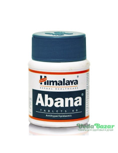 Абана (Abana) сердечно-сосудистая система, 60 таб, Хималая (Himalaya)