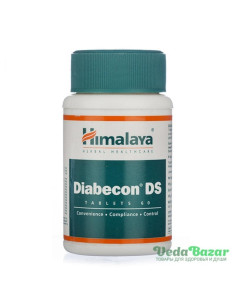 Диaбекон ДС (Diаbecon DS) лечение диабета, 60 таб, Хималая (Himalaya)