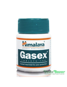 Газекс (Gasex) пищеварительная система, 100 таб, Хималая (Himalaya)