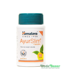 Аюрслим (AyurSlim) для снижения веса, 60 капсул, Хималая (Himalaya)