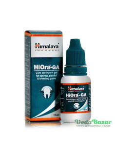 Аюрведический Гель для Десен Хиора-Га (Hiora-Ga), 15 Мл, Хималая (Himalaya)