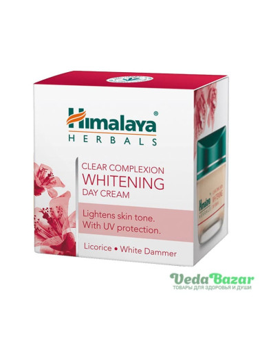Осветляющий дневной крем (Whitening Day Cream), 50 гр, Хималая (Himalaya)