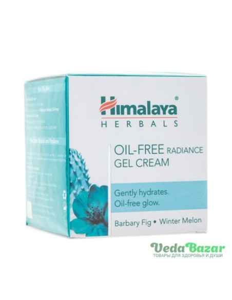 Безмасленный увлажняющий крем-гель (OIL-FREE Radiance Gel Cream), 50 гр, Хималая (Himalaya)