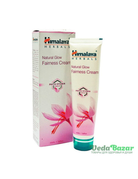 Отбеливающий крем (Natural Glow Fairness Cream), 50 гр, Хималая (Himalaya)