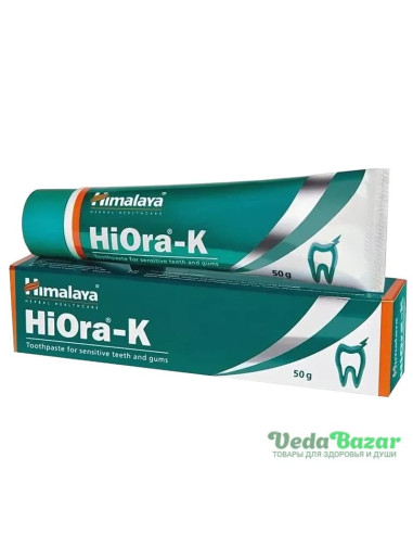 Купить Зубная паста для чувствительных зубов Хиора-К (Hiora-K), 50 гр, Хималая (Himalaya)