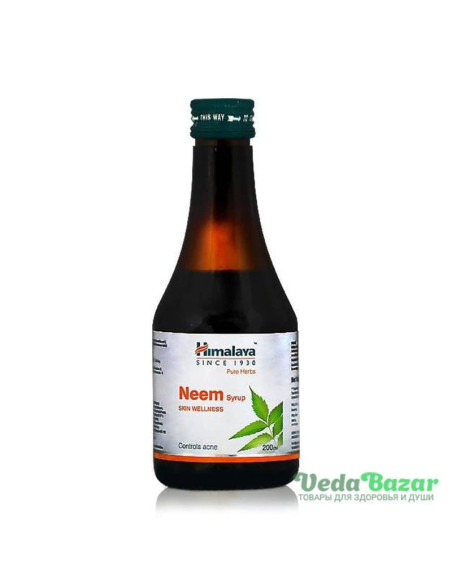 Сироп Нима (Neem Syrup) очищение крови, 200 мл, Хималая (Himalaya)