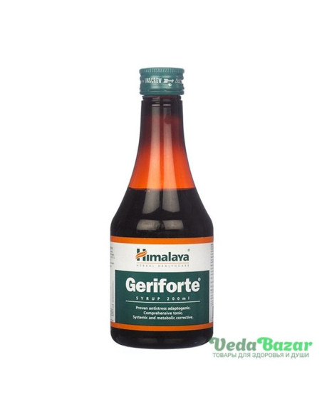 Сироп Герифорте (Geriforte Syrup) бщеукрепляющий и оздоравливающий, 200 мл, Хималая (Himalaya)