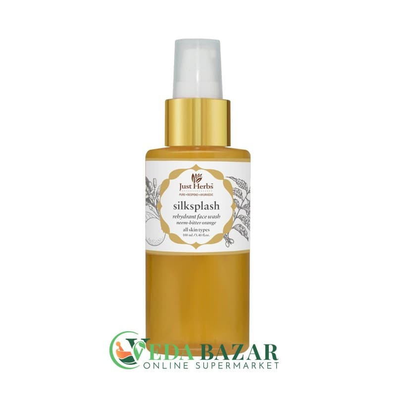 copy of Очищающий гель "Силкплаш" (Cleansing gel "Silksplash"), для лица, 100 мл, Джаст Хербс (Just Herbs)