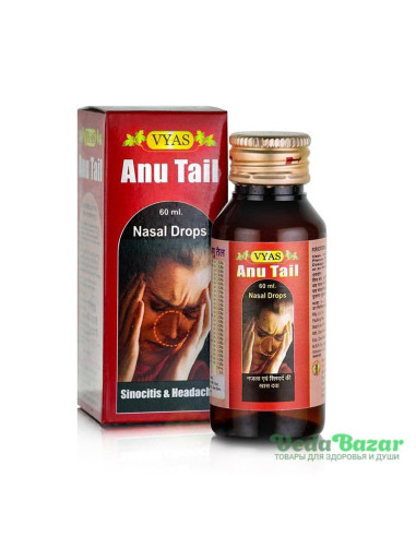 Капли для Носа Ану Тайл (Anu Tail), 60 Мл, Вьяс (Vyas)