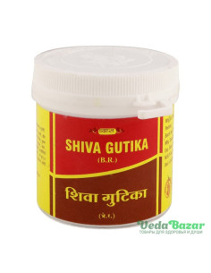 Шива Гутика (Shiva Gutika) омоложение и детокс, 50 таб, Вьяс (Vyas)