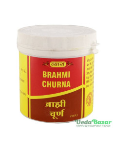 Препарат от Нервных Расстройств Брахми Чурна (Brahmi Churna), 100 Гр, Вьяс (Vyas)