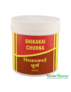 Шикакай Чурна (Shikakai Churna) натуральное средство для ухода за телом, 100 гр, Вьяс (Vyas)