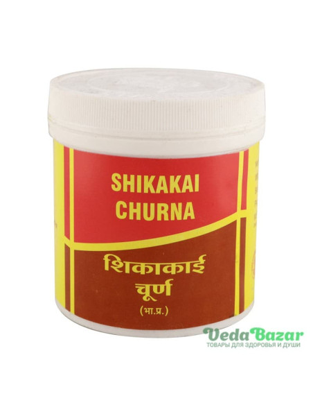 Шикакай Чурна (Shikakai Churna) натуральное средство для ухода за телом, 100 гр, Вьяс (Vyas)