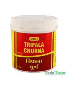 Трифала Чурна (Trifala Churna) очищение организма, 100 гр, Вьяс (Vyas)