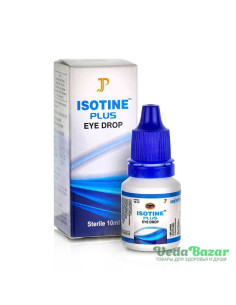 Капли для глаз Айсотин Плюс (Isotine Plus), 10 мл, Джагат Фарма (Jagat Pharma)