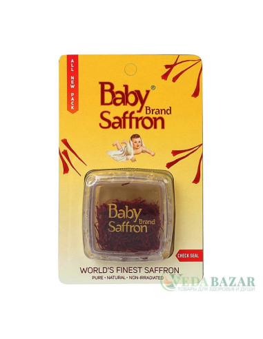 Купить Шафран (Saffron) натуральный, 0.5 гр, Беби Шафран