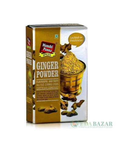 Имбирь молотый (Ginger Powder), 100 гр, Мунши Панна (Munshi Panna)