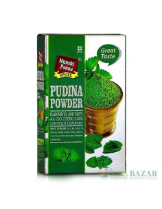 Порошок мяты (Pudina Powder), 50 гр, Мунши Панна (Munshi Panna)