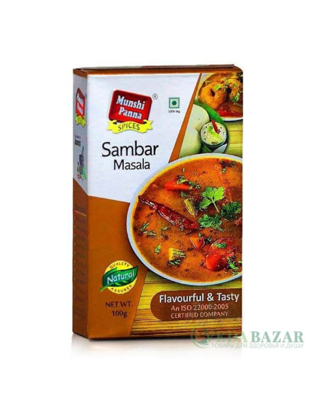 Самбар Масала (Sambаr Masala), 100 гр, Мунши Панна (Munshi Panna)