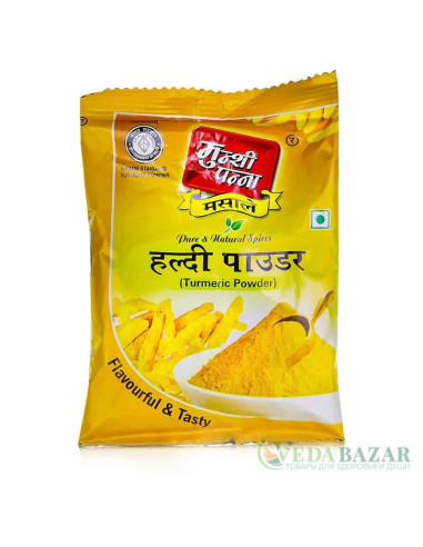 Куркума молотая (Turmeric Powder), 100 гр, Мунши Панна (Munshi Panna)