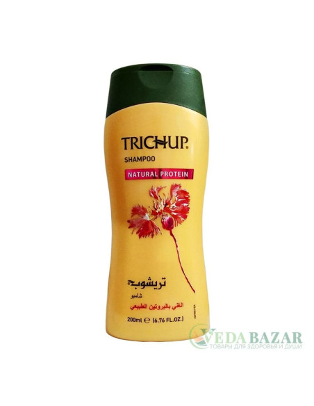 Шампунь для волос Тричуп (Trichup Natural Protein), 200 мл, Васу (Vasu)