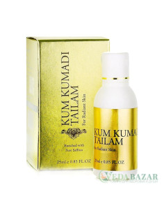 Омолаживающее масло Кумкумади (Kum Kumadi Tailam), 25 мл, Васу (Vasu)