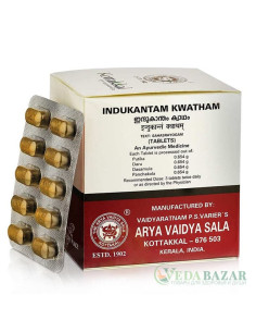 Индукантам Кватхам (Indukantam Kwatham) восстановление баланса вата-доши, 100 таб, Коттаккал (Kottakkal)