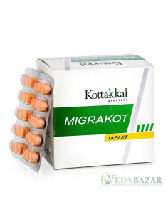 Мигракот (Migrakot) лечение мигрени, 100 таб, Коттаккал (Kottakkal)