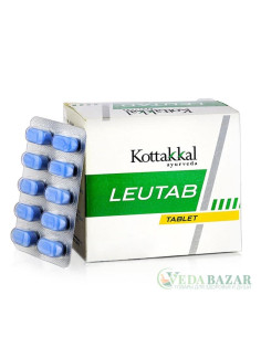 Лейтаб (Leutab) женская репродуктивная система, лечение лейкореи, 100 таб, Коттаккал (Kottakkal)