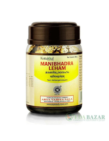 Манибхадра Лехам (Manibhadra Leham) универсальное аюрведическое средство, 200 гр, Коттаккал (Kottakkal)