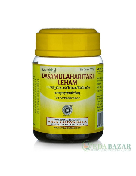 Дашамулахаритаки Лехам (Dasamulaharitaki Leham) лечебный джем, 200 гр, Коттаккал (Kottakkal)