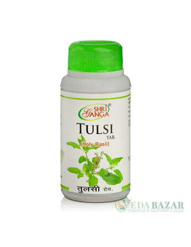 Туласи (Tulsi) помощь при простуде, 120 таб, Шри Ганга (Shri Ganga)