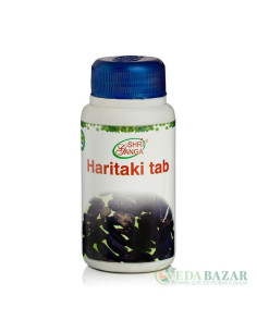 Харитаки (Haritaki) уникальный препарат, омолаживает и очищает организм, 120 таб, Шри Ганга (Shri Ganga)