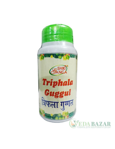 Трифала Гуггул (Triphala Guggul), 100 гр, Шри Ганга (Shri Ganga)